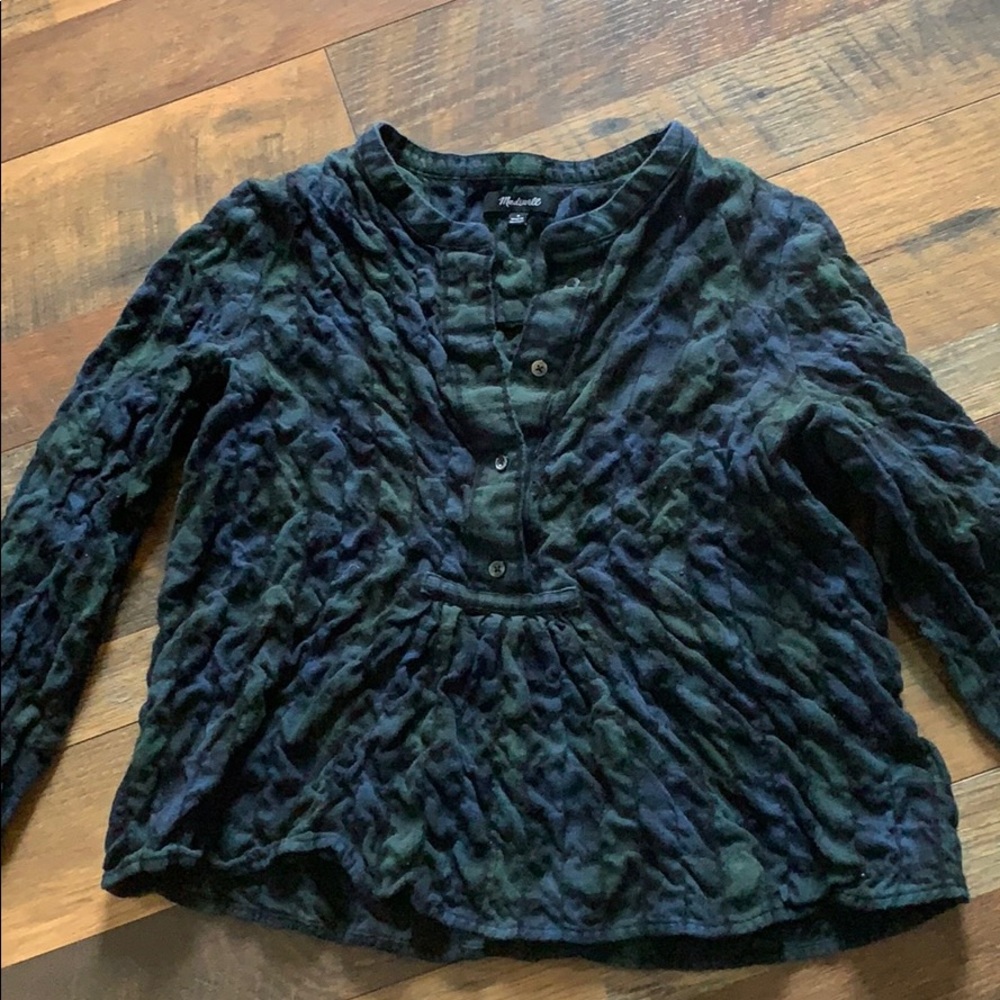 Madewell plaid shirt